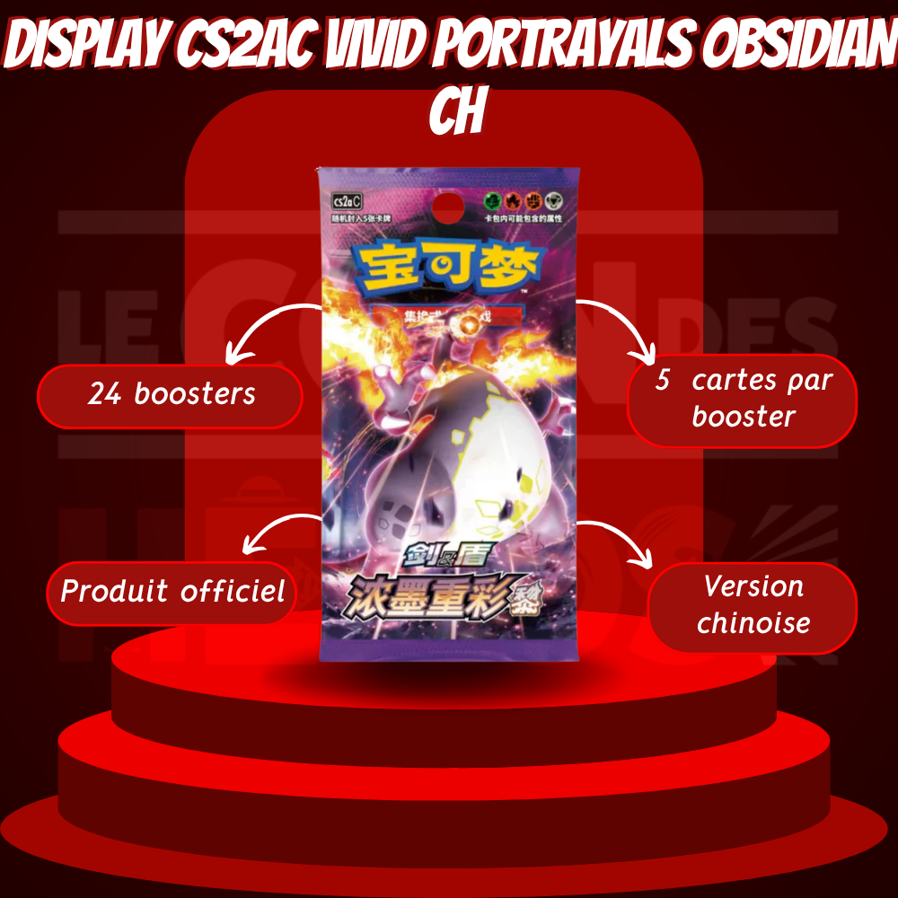 CS2AC Display Simplified  Charizard Vivid Portrayals Obsidian CH