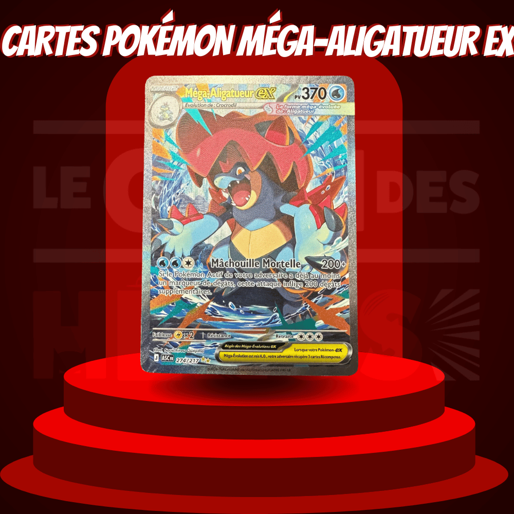 Cartes Pokémon Méga-Aligatueur ex