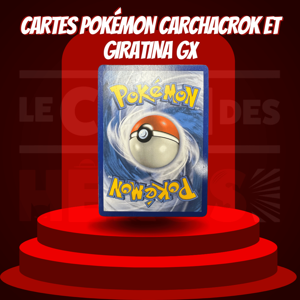 Cartes Pokémon Carchacrok et Giratina GX