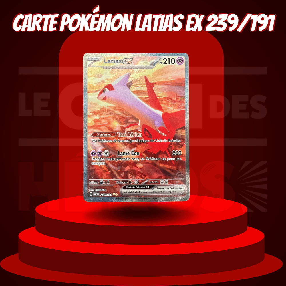 Carte pokémon Latias ex 239/191