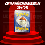 Carte pokémon Dracaufeu ex 234/091