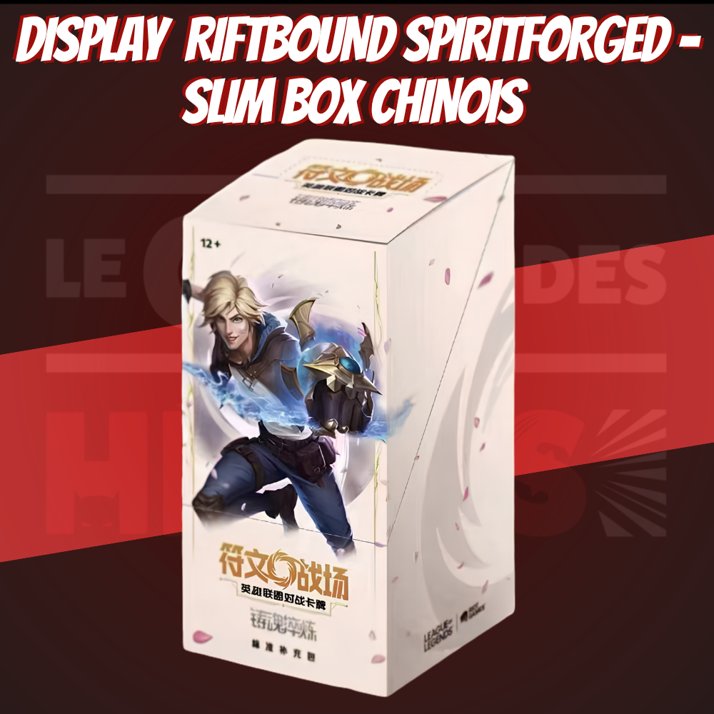 Display League of Legends Riftbound Spiritforged Vol.2 – Slim Box Chinois (SFD-BD01)
