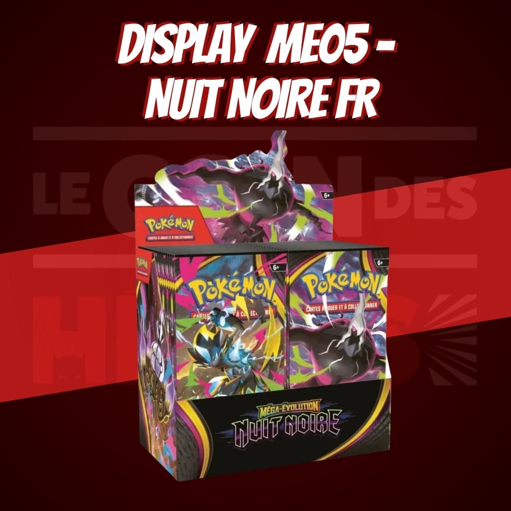 Display Pokémon Nuit Noire ME05 – 36 Boosters en Français