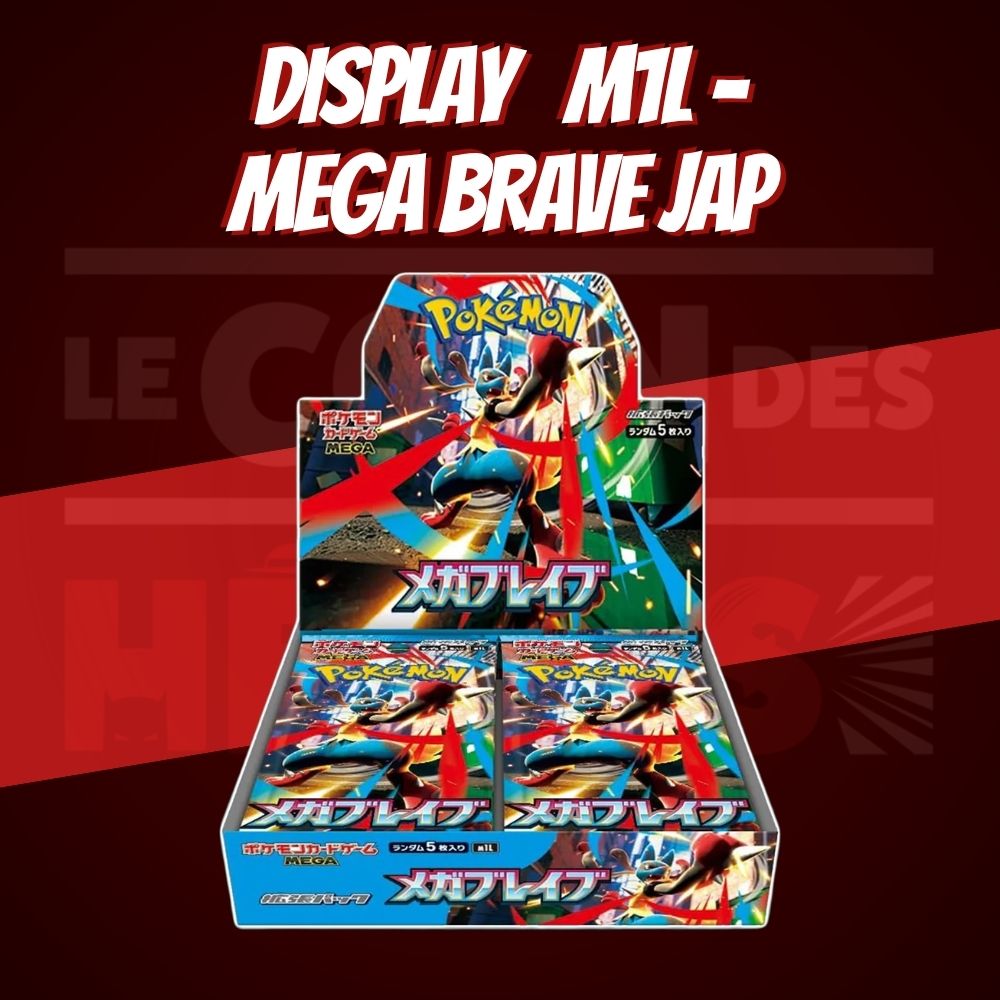 Display Pokémon MEGA Brave M1L – Boosters Version Japonaise