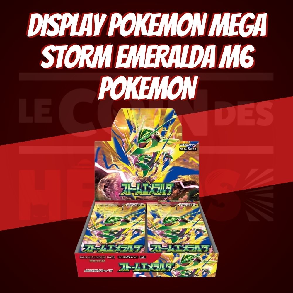 Display Pokemon Storm Emeralda - M6 - Japonais