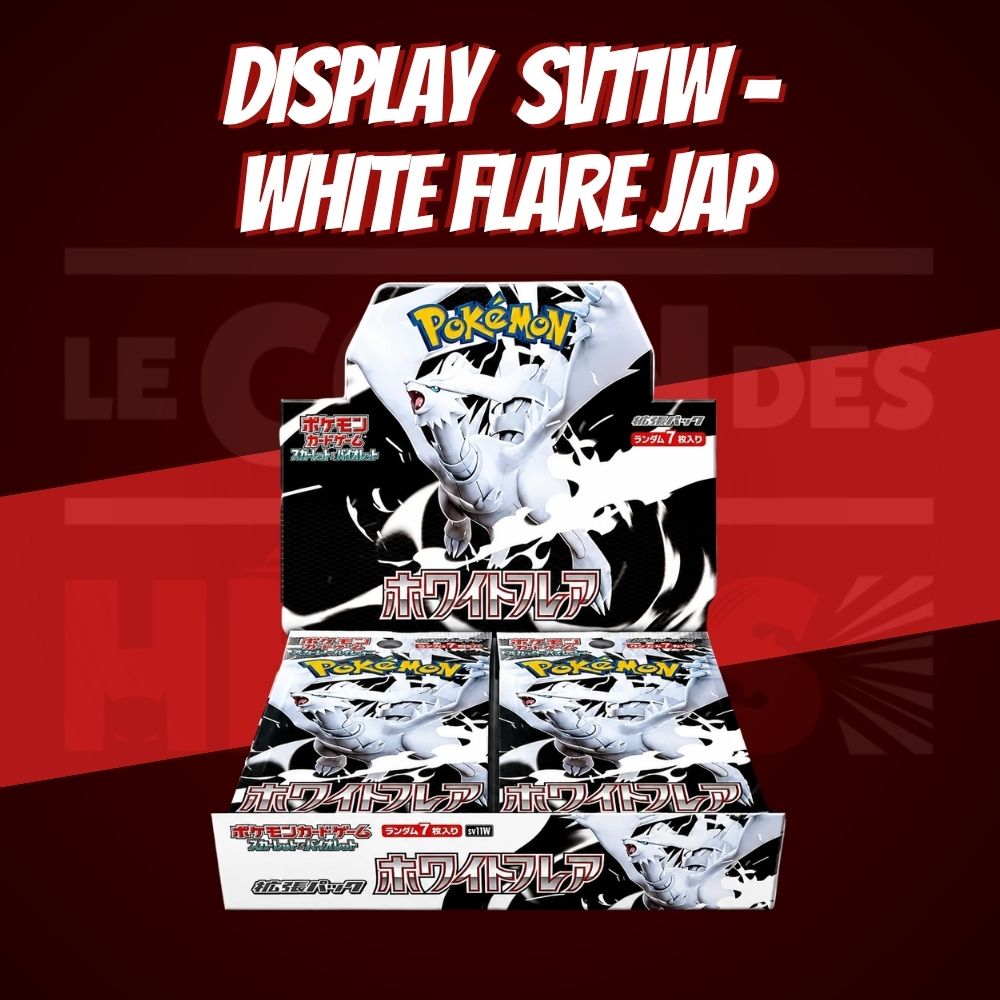 Display Pokémon White Flare SV11W – Boîte de Boosters Version Japonaise
