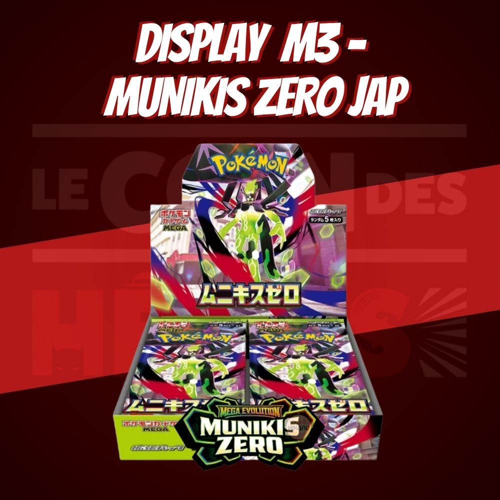 Display Pokémon Munikis Zero M3 – Boîte de 30 Boosters Version Japonaise