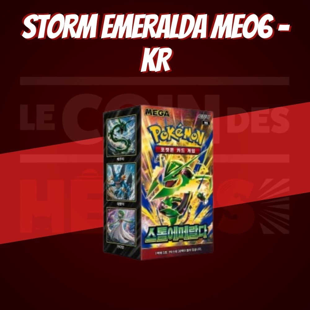 Display Pokemon Storm Emeralda - M6  - Coréen