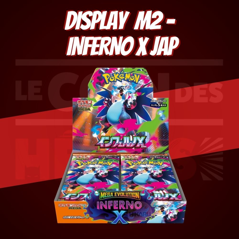 Display Pokémon Inferno X M2 – Boîte de Boosters Version Japonaise