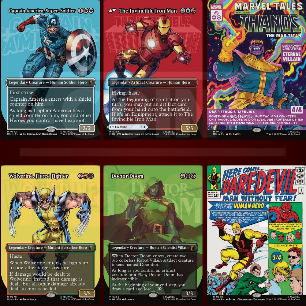 Display collector Magic: The Gathering x Marvel Super Heroes fr