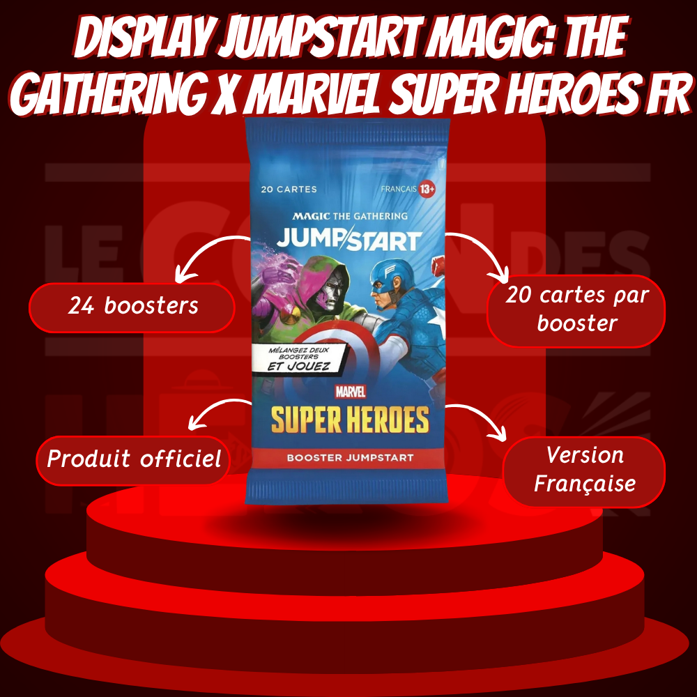 Display jumpstart Magic: The Gathering x Marvel Super Heroes fr