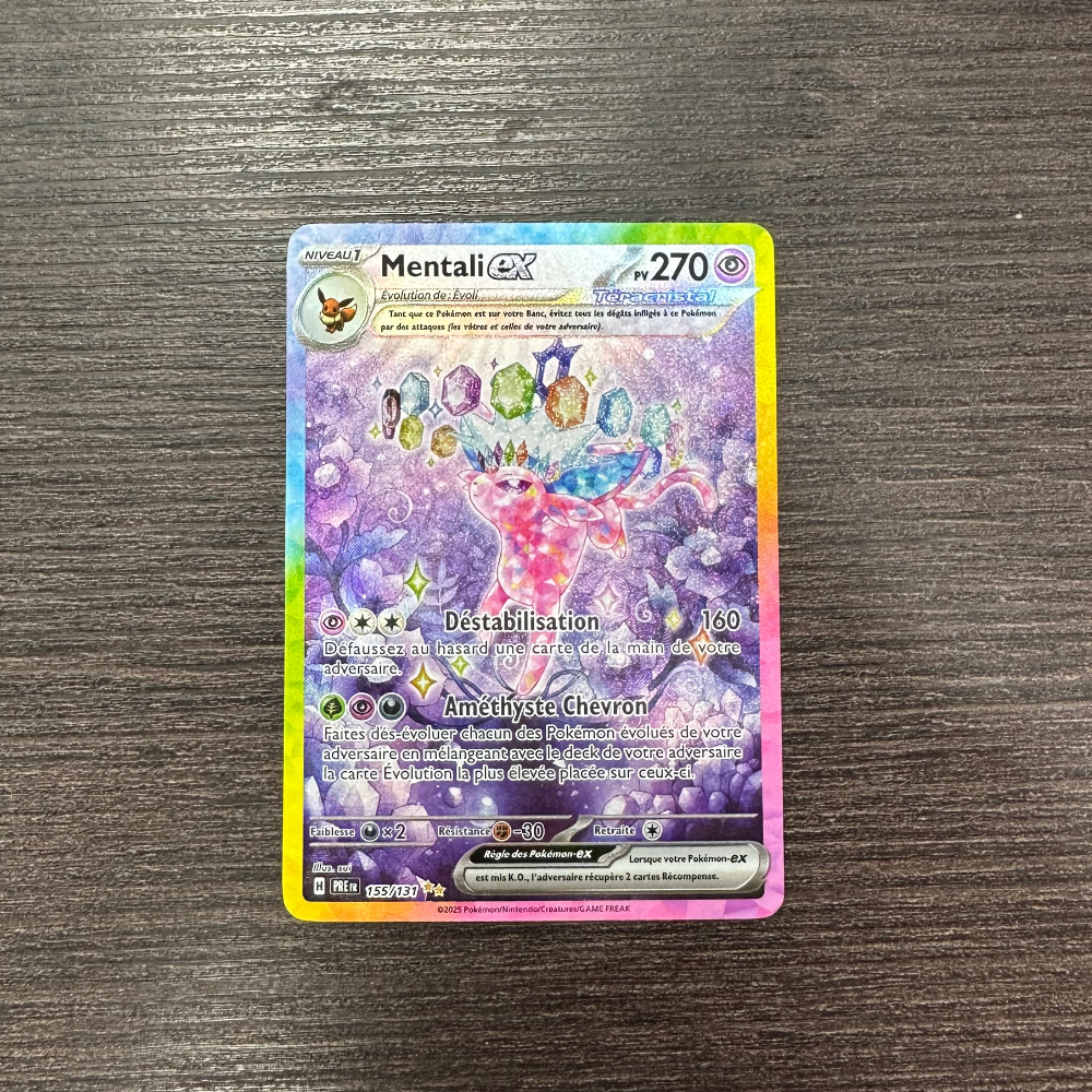 Carte Pokémon Mentali ex 155/131