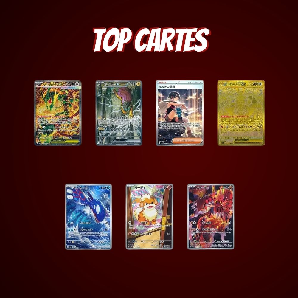 Display Pokémon Storm Emeralda M6 – Boîtes de Boosters Version Coréen