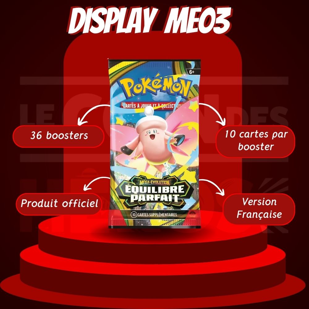 Display Pokémon Équilibre Parfait ME03 – Version Française