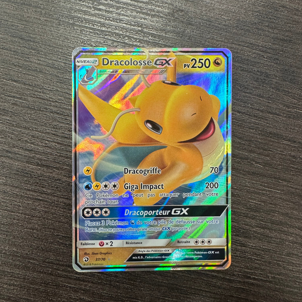 Carte Pokémon Dracolosse GX