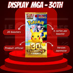 Display Pokémon 30th Celebration M6A – Boosters Version Japonaise