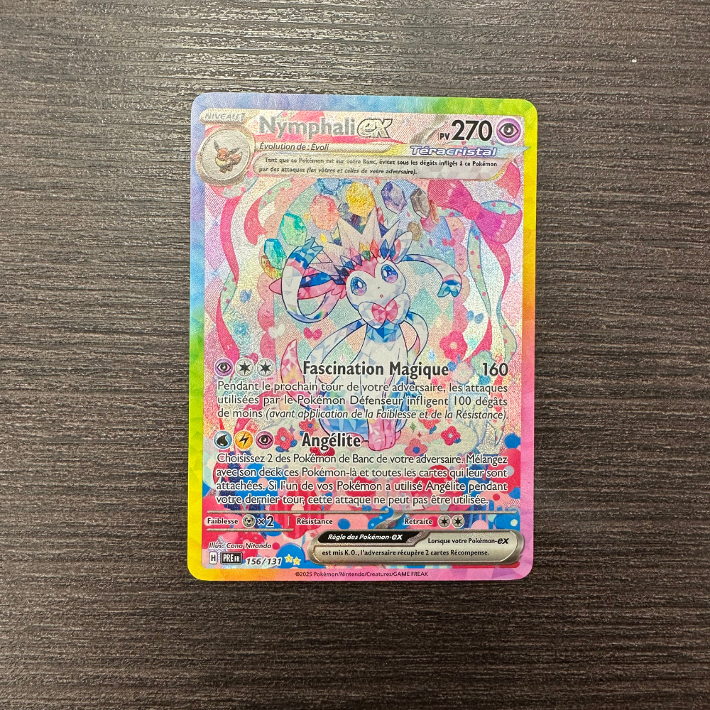 Carte Pokémon Nymphali ex 156/131