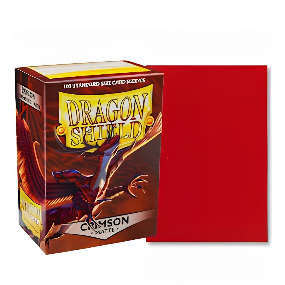 100 sleeve Dragon Shield Matte : Crimson