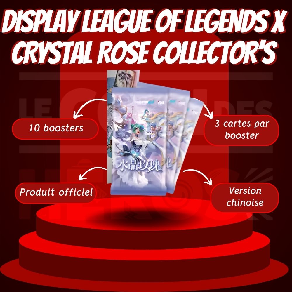 Display League of Legends x Crystal Rose Collector’s
