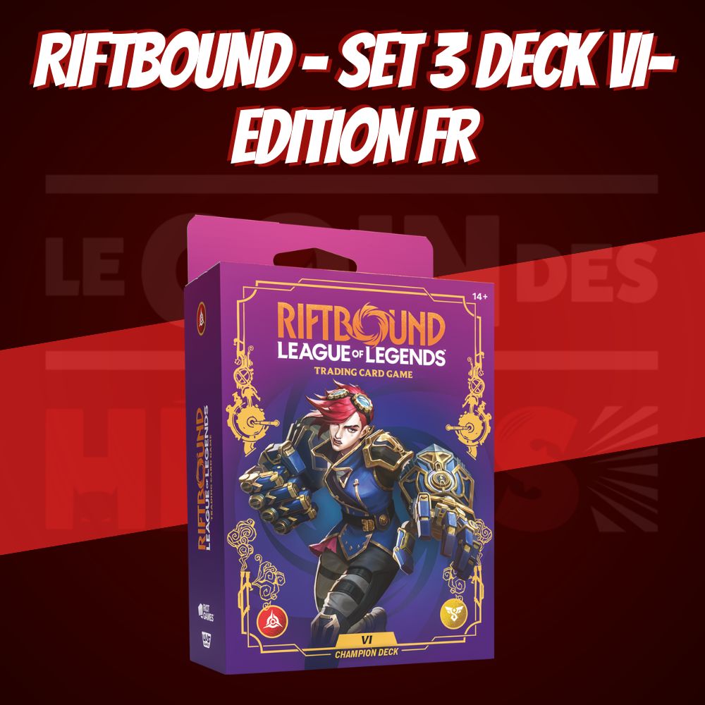 Deck de Champion Déchaînement - Vi - Riftbound: League of Legends FR