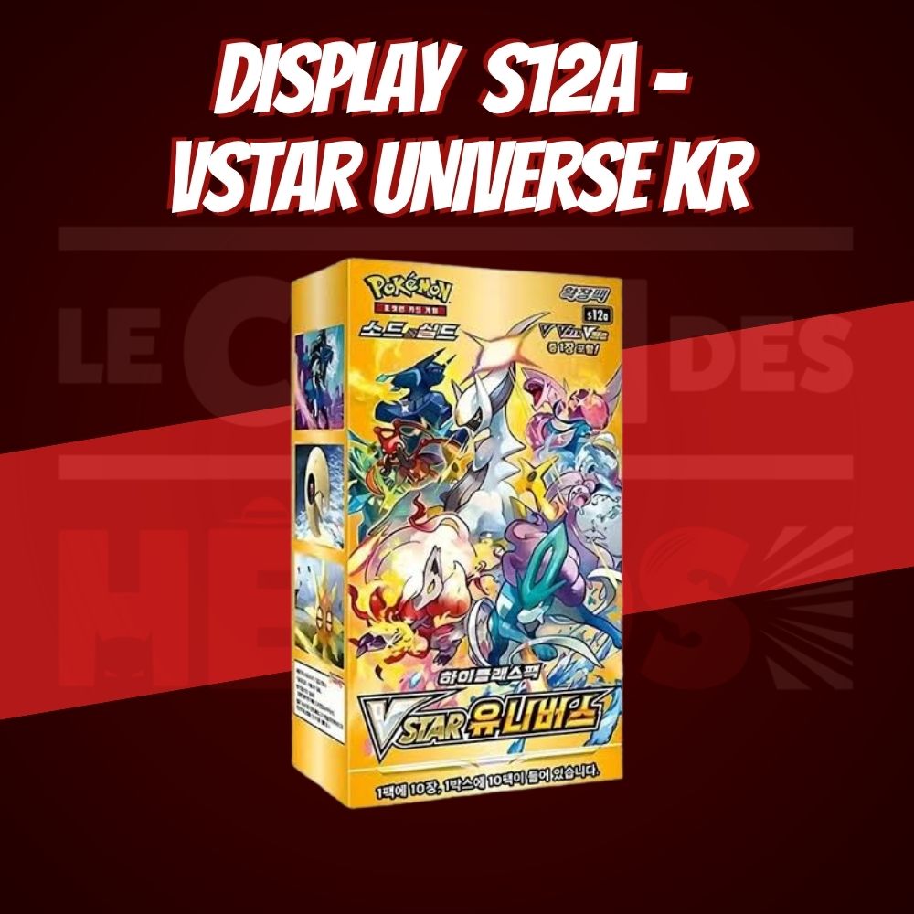 Display Pokémon VSTAR Universe S12A – Boîte de 10 Boosters Version Coréen
