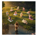 Labubu Lazy Yoga Series Figure