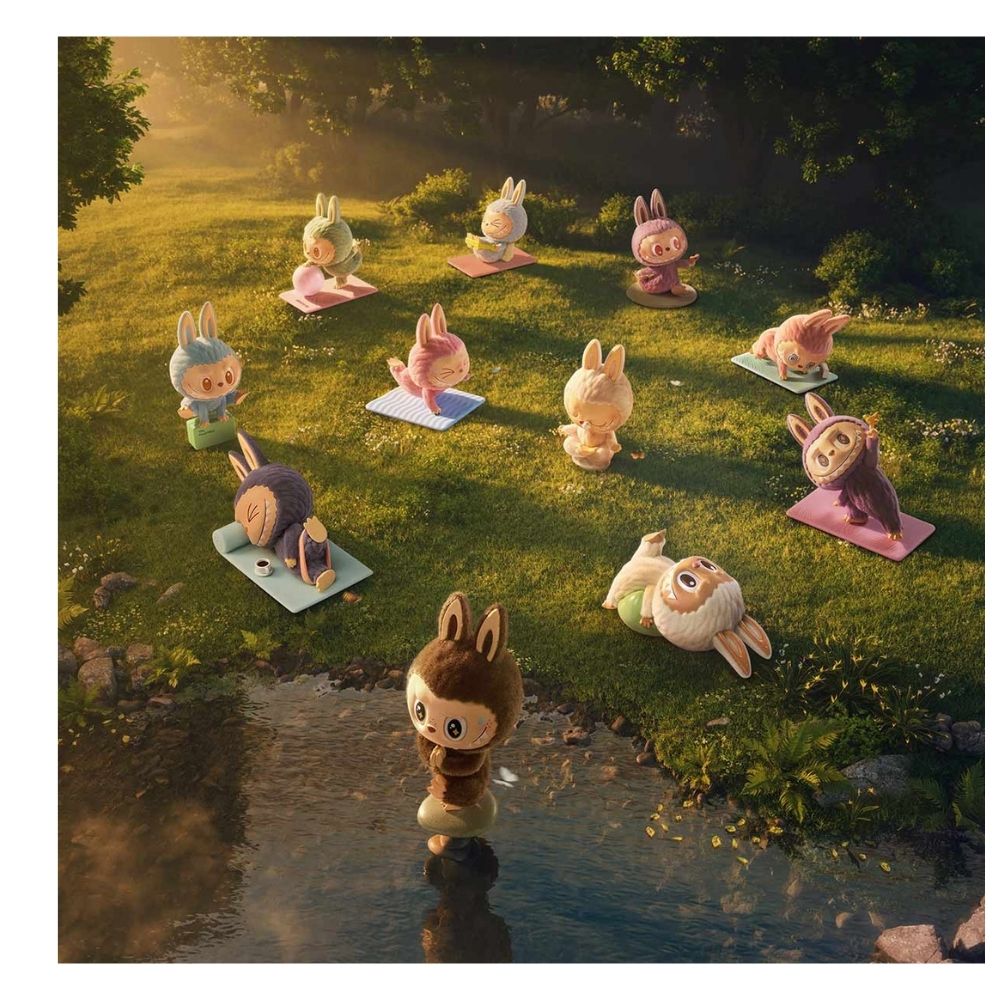 Labubu Lazy Yoga Series Figure