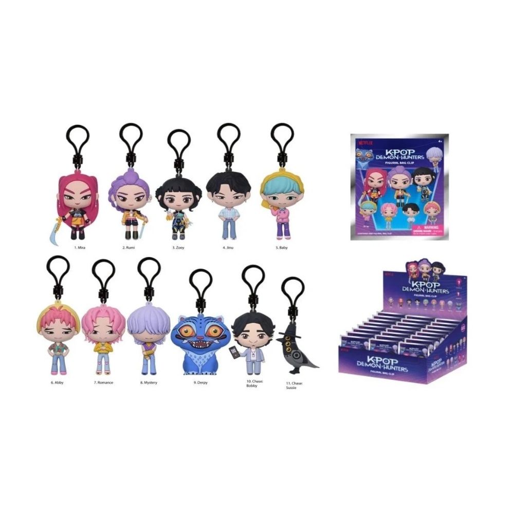 K-Pop Demon Hunters – Bag Clip Series 1 – Sachet Mystère