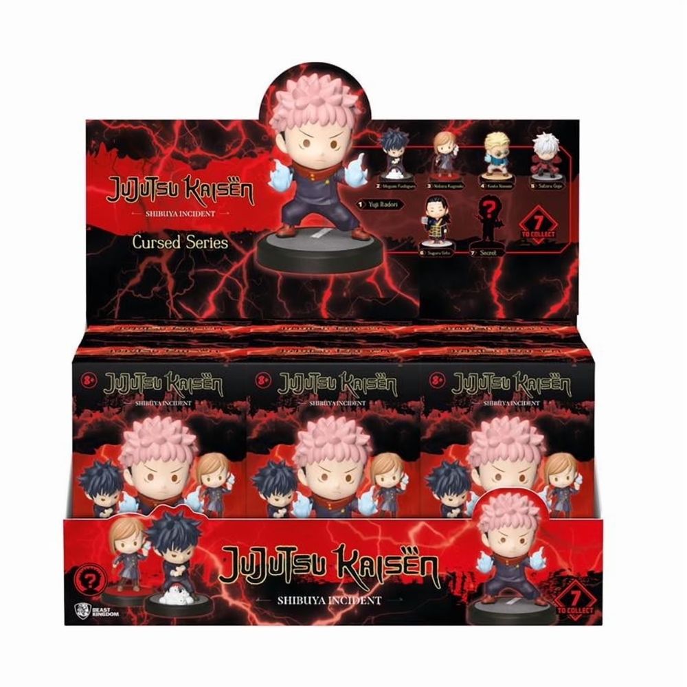 JUJUTSU KAISEN - Cursed Series - Assortiment 6 Figurines Blind Box